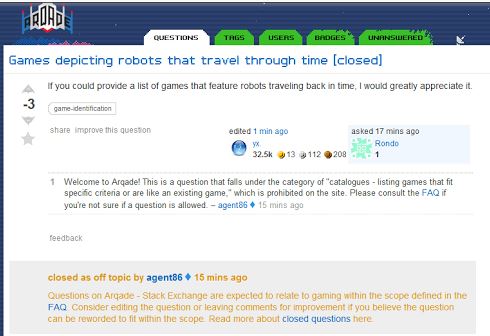 Time traveling robots need more quarters!