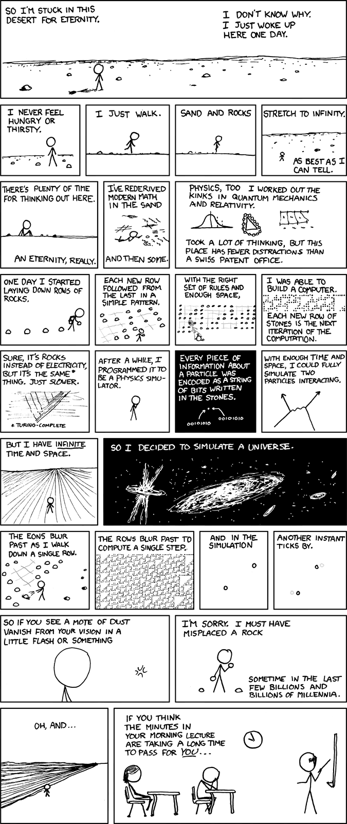 A Bunch of Rocks, XKCD 505