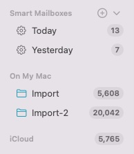 So Many Unsorted Emails On My Mac