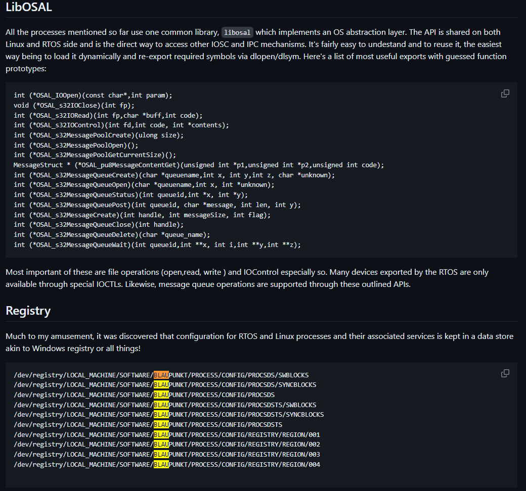 Explanation on libOSAL, OS abstraction layer