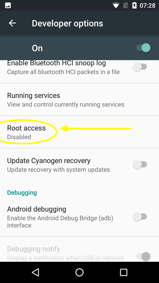 How to enable root access in CyanogenMod 13; Posted by Rajesh Pandey on Mar 12, 2016
