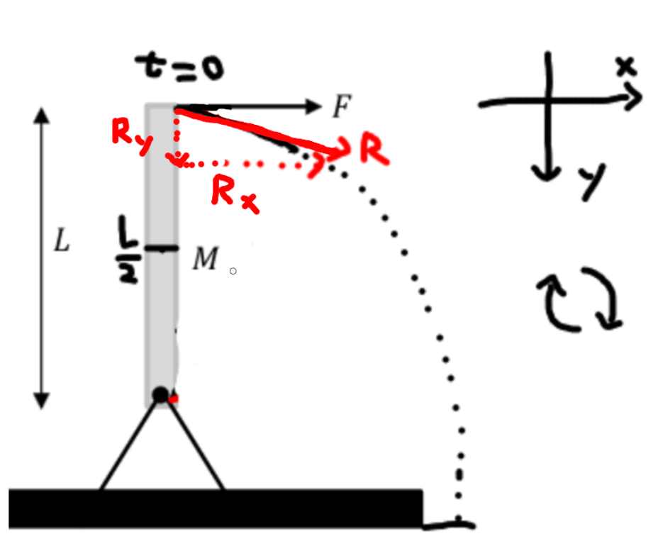 An attempt to draw the Free-Body Diagram