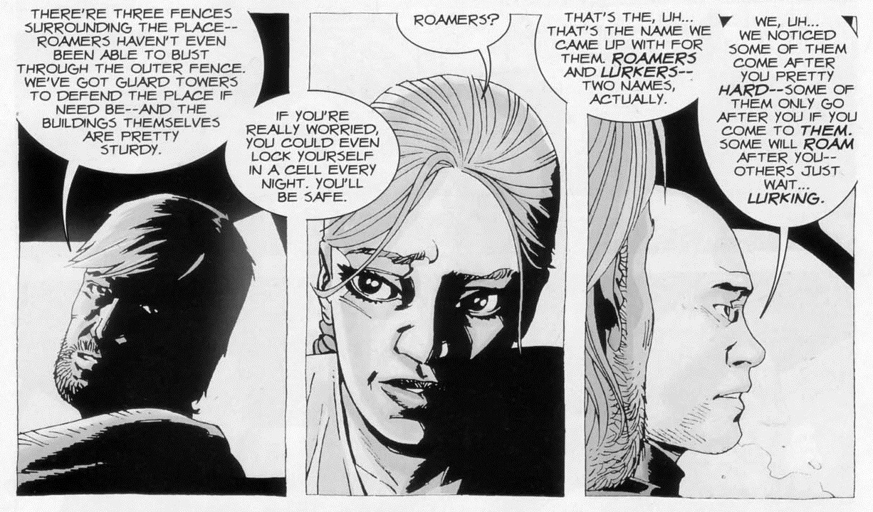 Panel from The Walking Dead #34