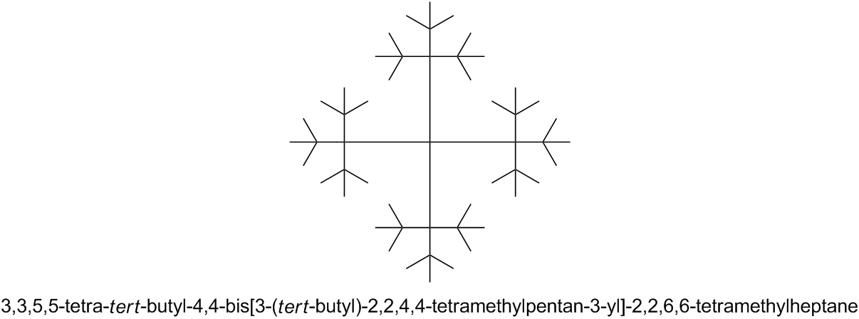 3,3,5,5-tetra-tert-butyl-4,4-bis[3-(tert-butyl)-2,2,4,4-tetramethylpentan-3-yl]-2,2,6,6-tetramethylheptane