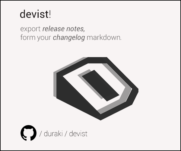 Devist - Release notes generator