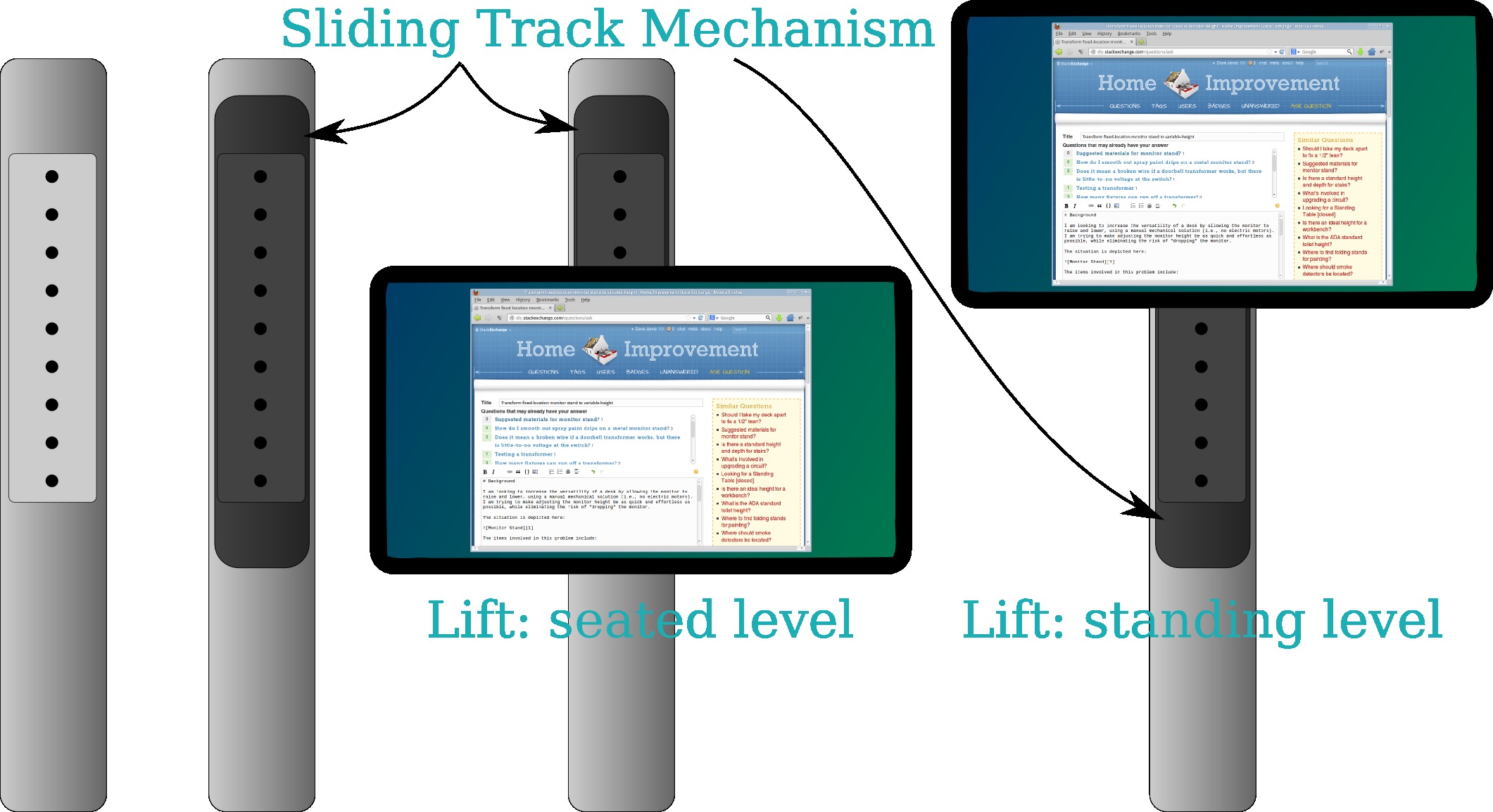 Sliding Track Mechanism