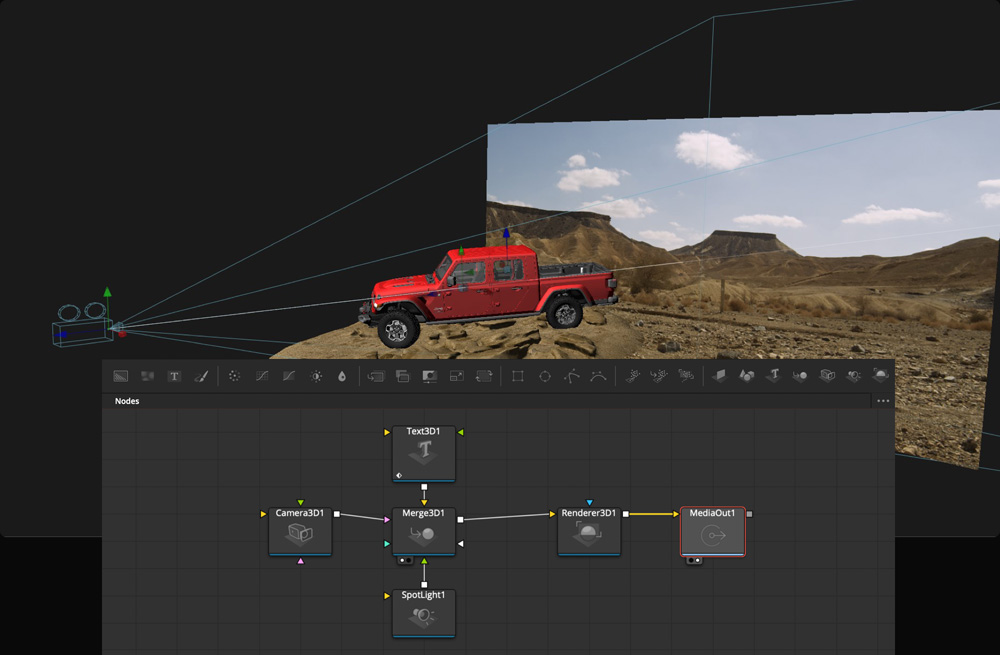 Fusion nodes in DaVinci Resolve