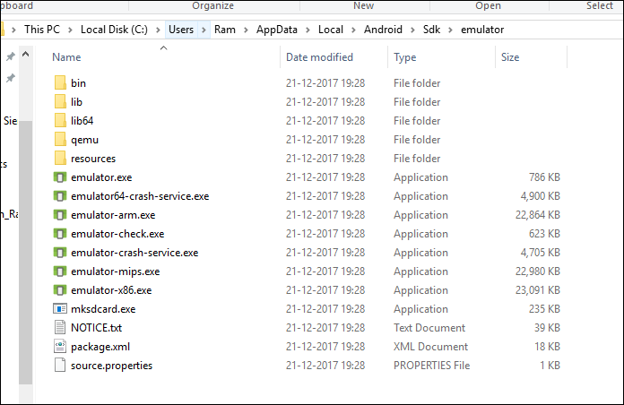 Android - Cannot Launch AVD In Emulator:QT Library Not Found - Stack ...