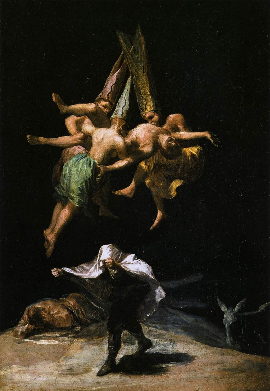 Witches in the Air, Goya, 1798