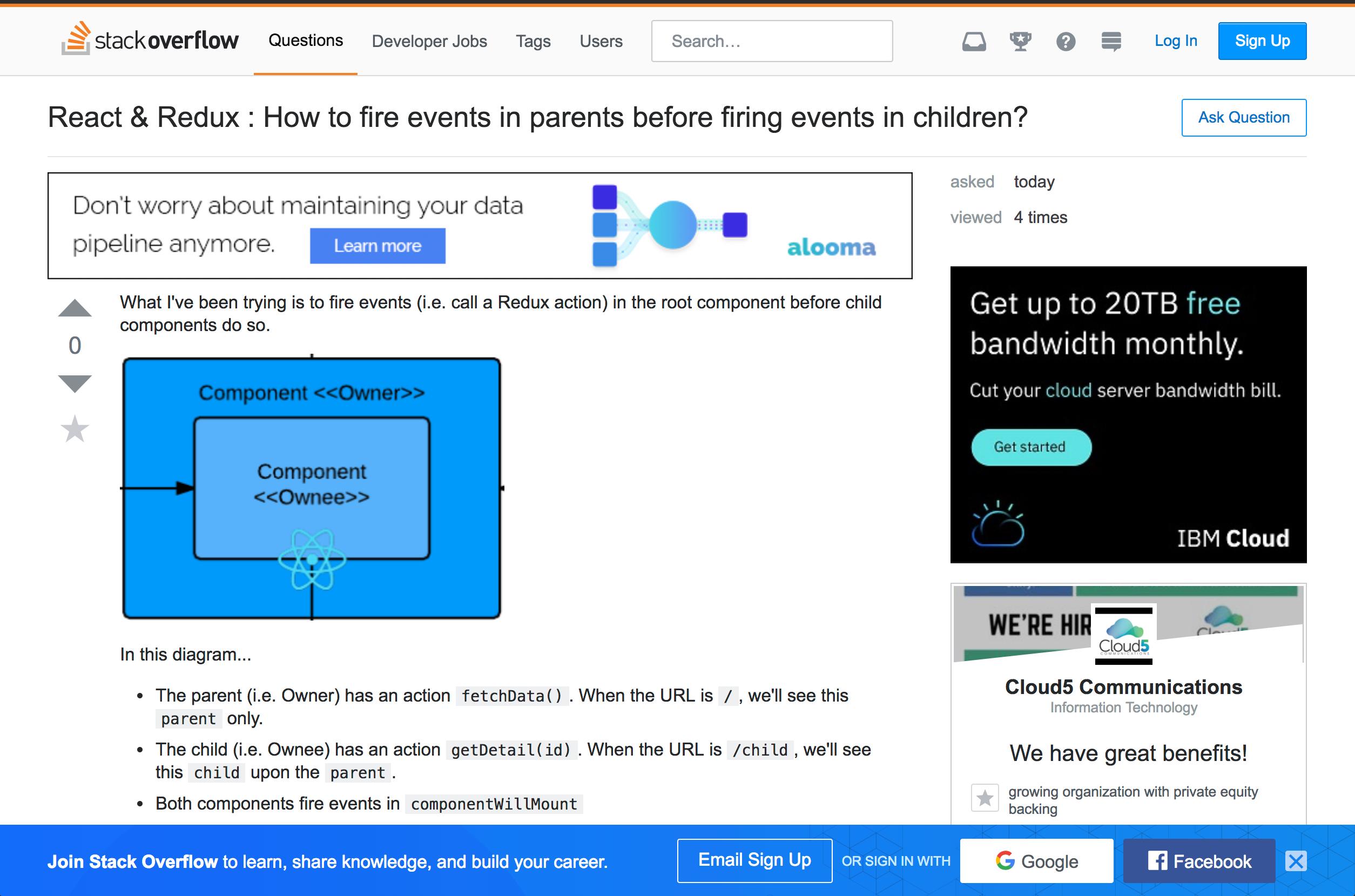 New version; sign up hero on the bottom of Stack Overflow