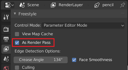 as render pass checkbox