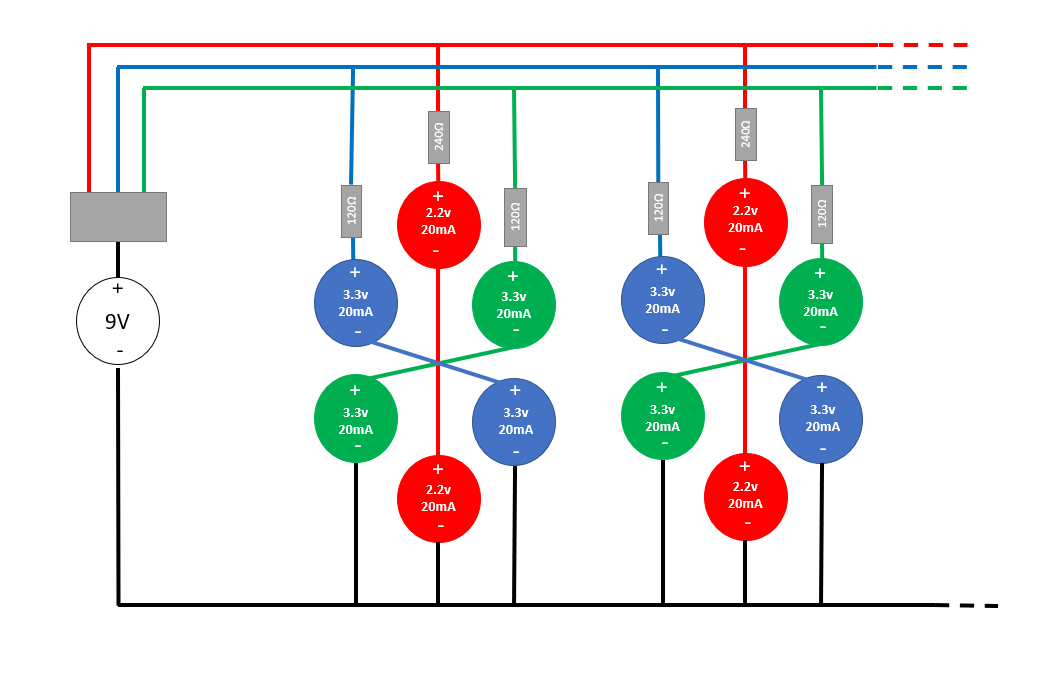 LED Circuit layout