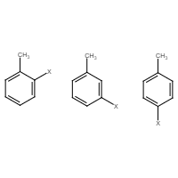 o- or p- or m-substituted toluene