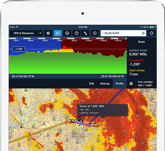 ForeFlight - Hazard Advisor / Altitude Advisor