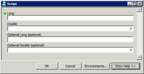 Number parameter validation