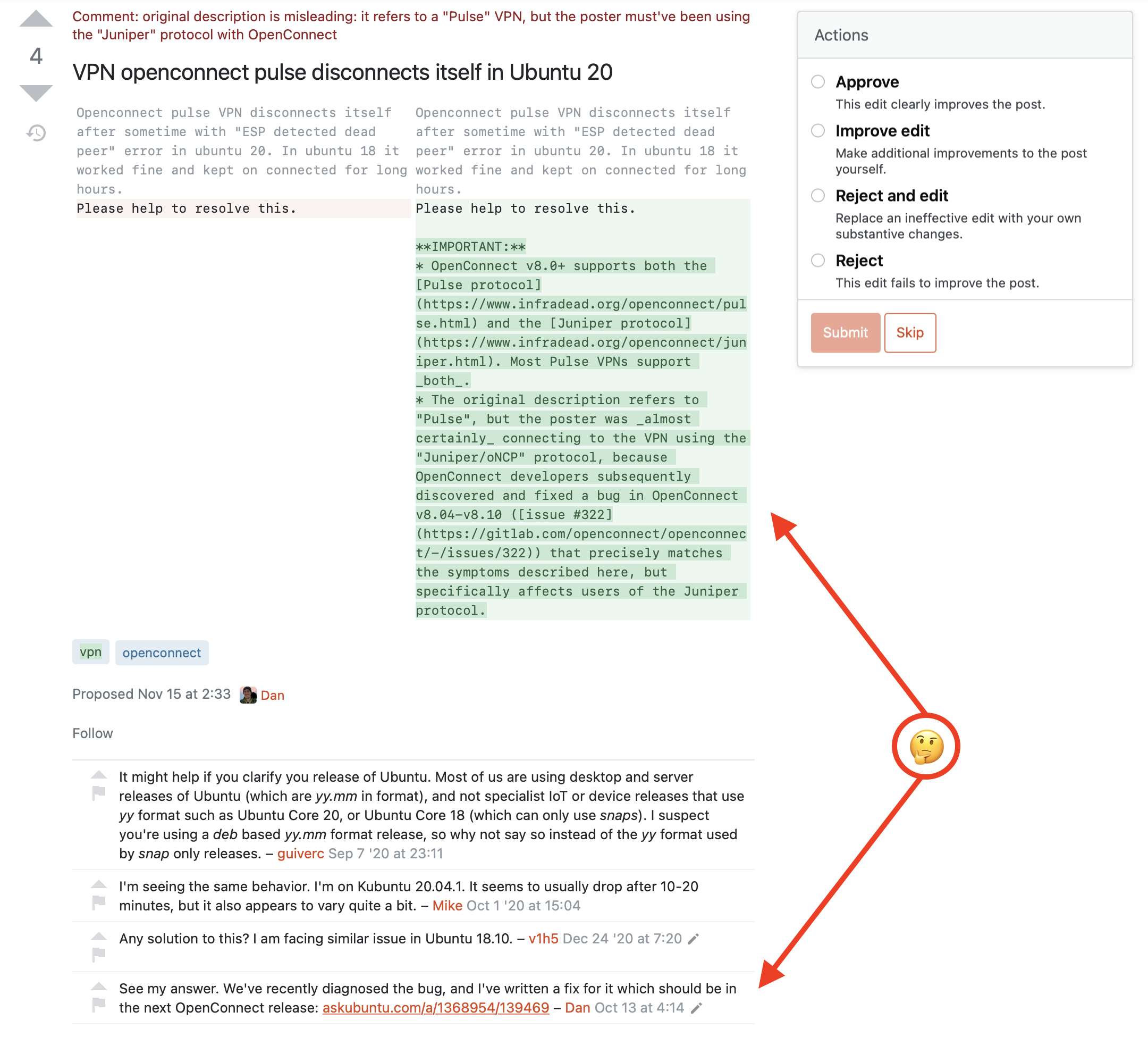 Suggested Edit - VPN OpenConnect Pulse