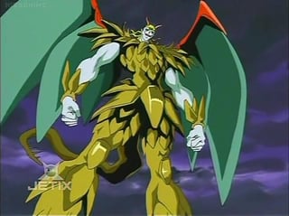 Image of Gyaso in his Hyper Form, from "Shinzo" S01E10.