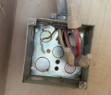 Existing Junction Box