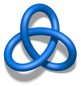 Blue Trefoil Knot