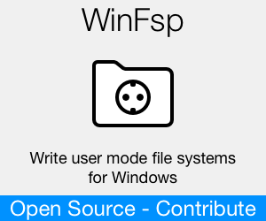 WinFsp - Windows File System Proxy