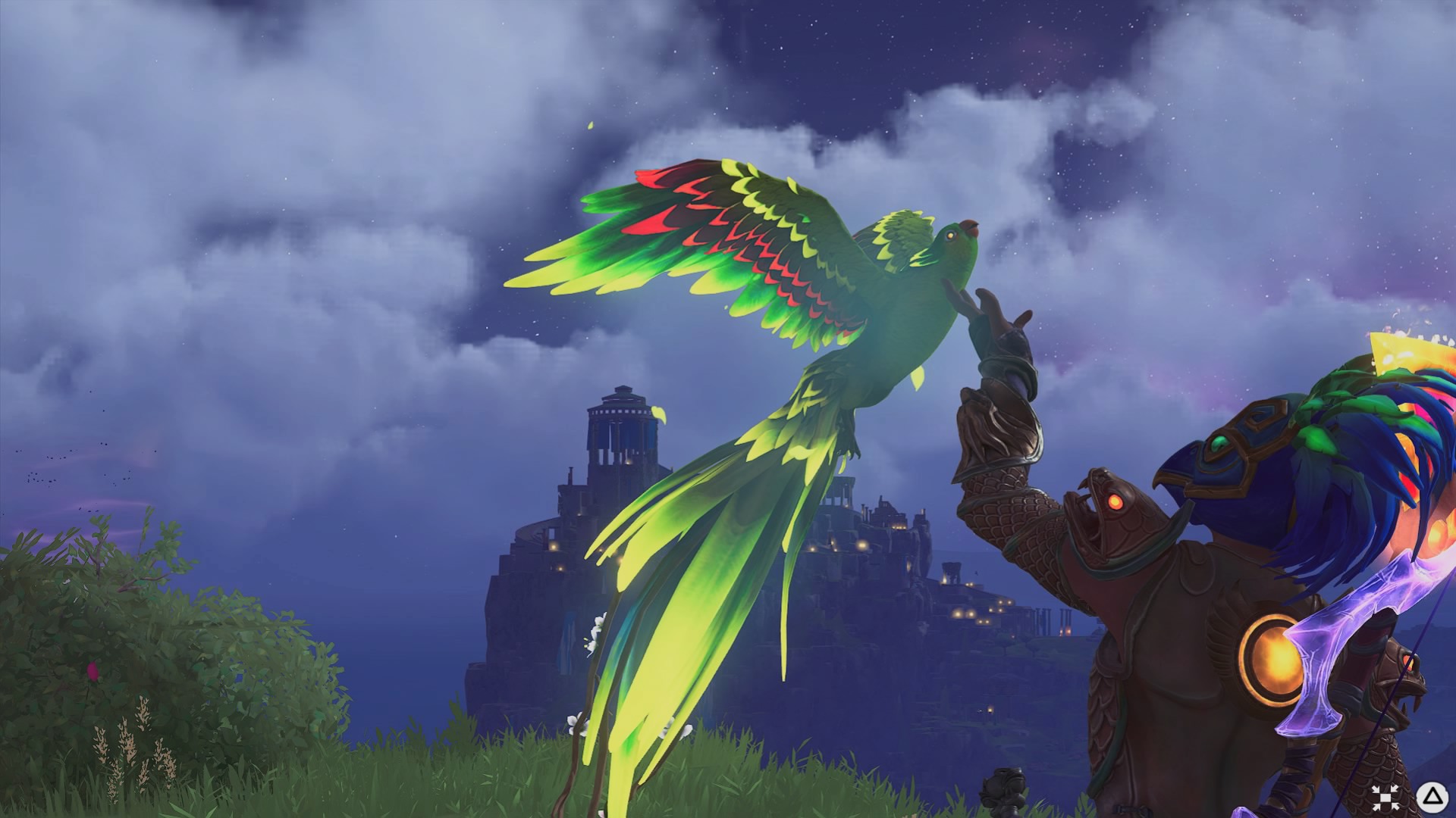 Cuddling my beloved winged partner Phosphor from Immortals Fenyx Rising - winning screenshot contest 47