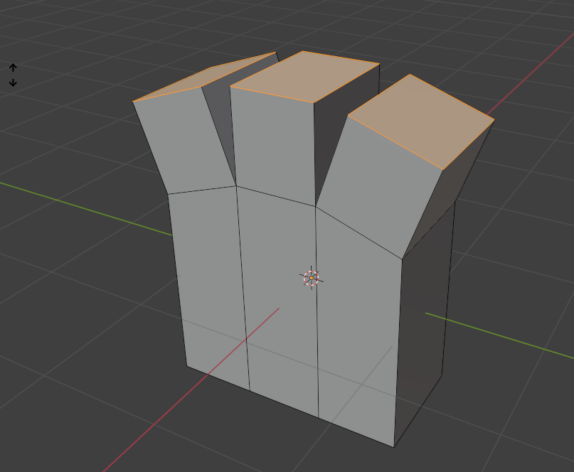 extrude in different directions