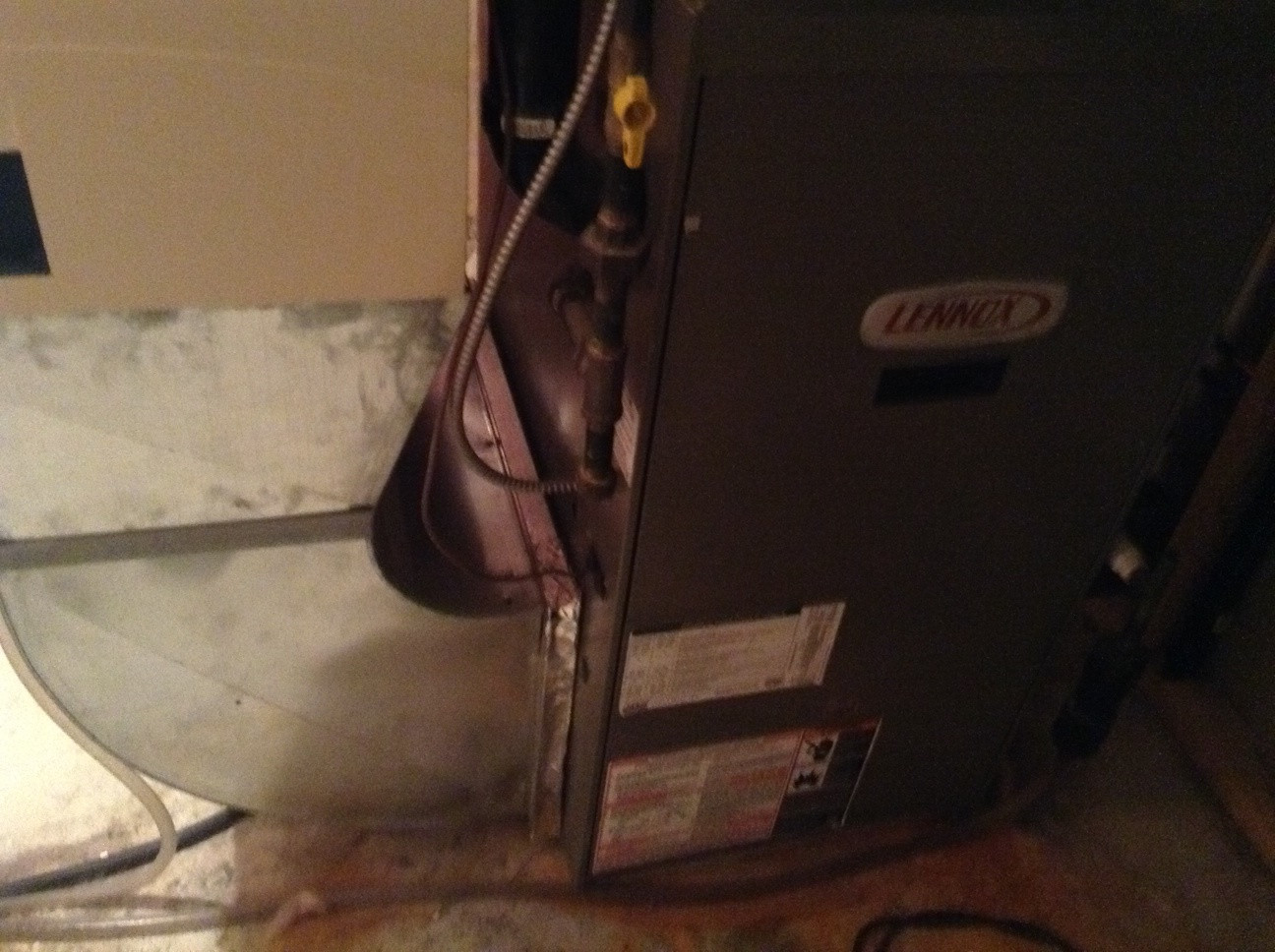 furnace with cover