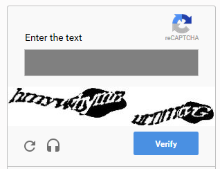 example CAPTCHA