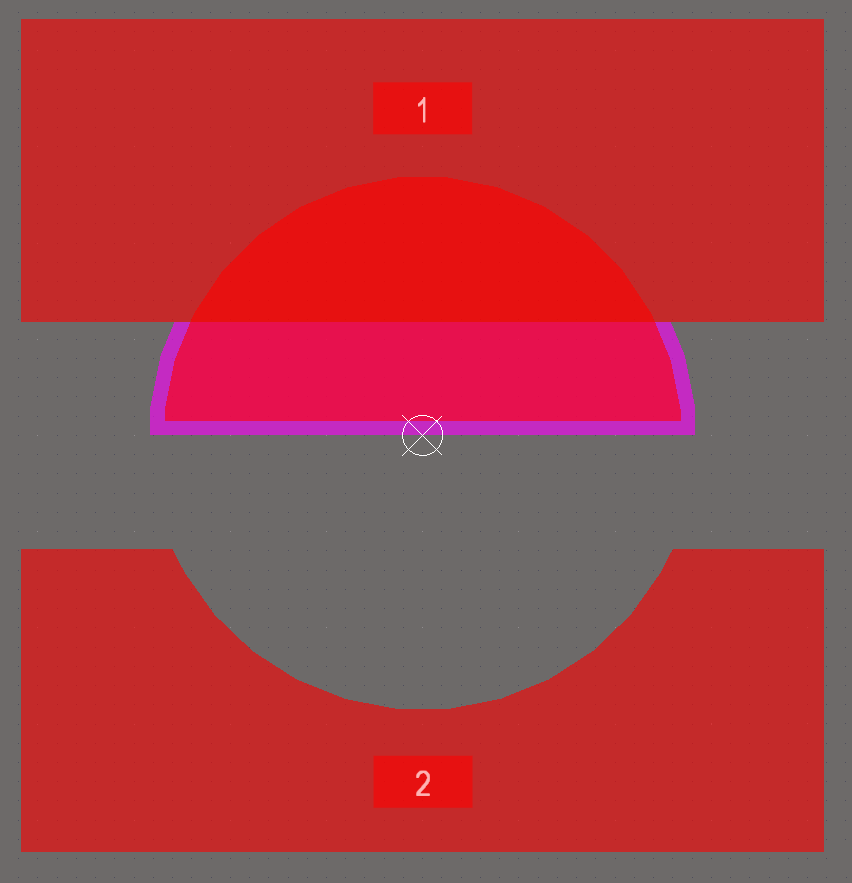 Altium footprint implementation.