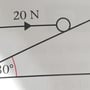 The angle of the plane to the horizontal is 30 degrees