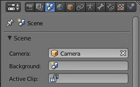 Properties Editor - Scene Tab - Scene Camera