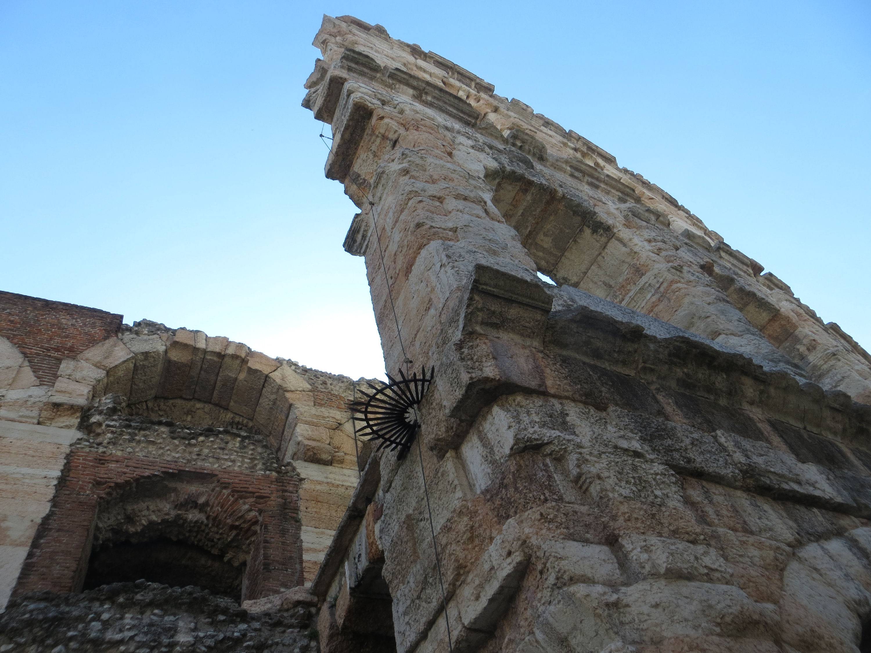 Arena of Verona, detail of outside