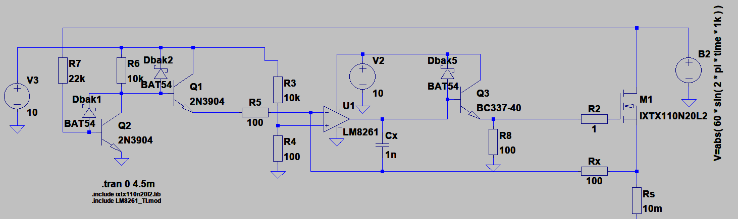 Circuit w/ dead-time