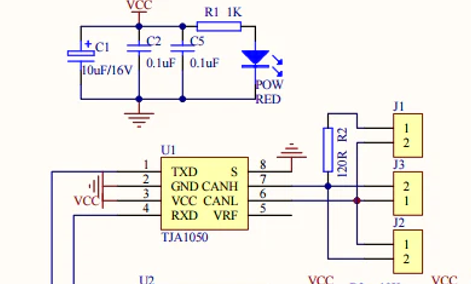 CAN Module capacitors