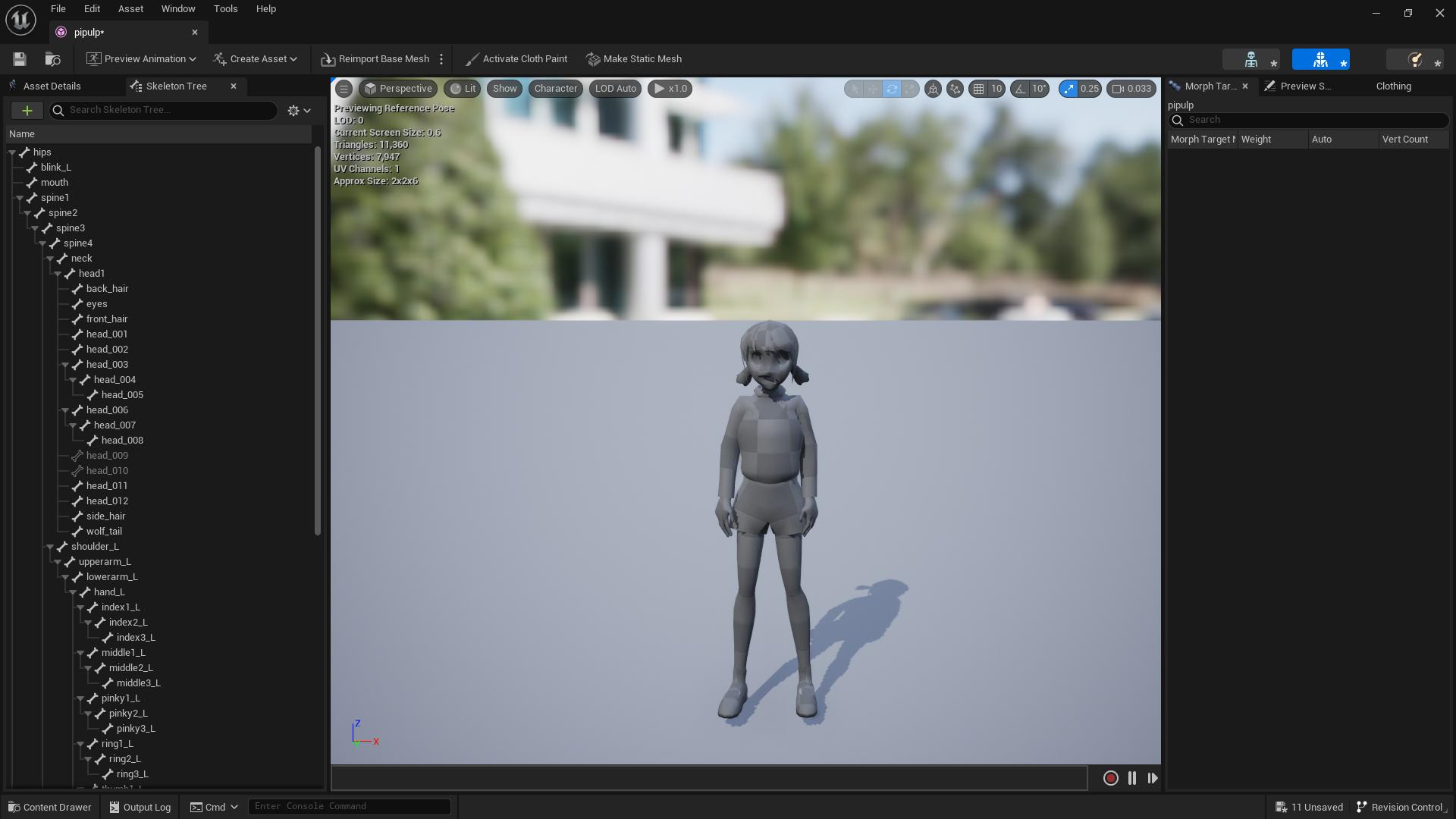 Unreal engine photo of model