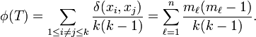 coincidence index from german Wikipedia