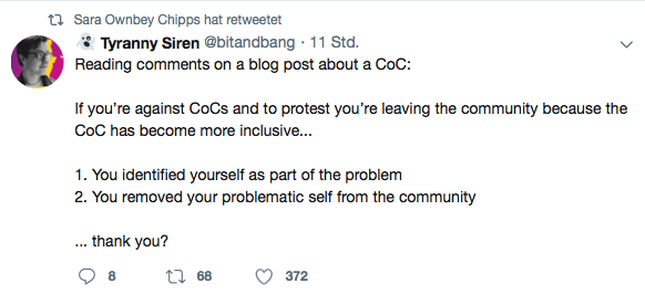 Sara Chipps’s retweet