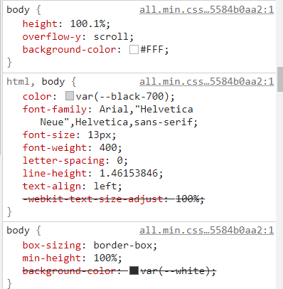 css rule overriding