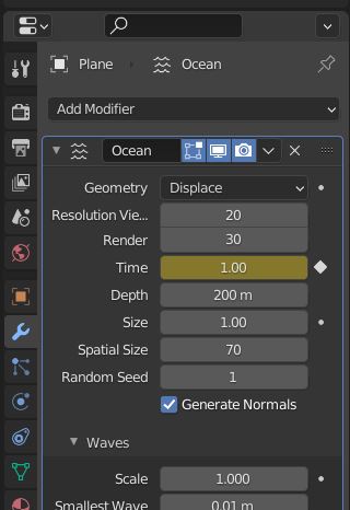 modifier settings