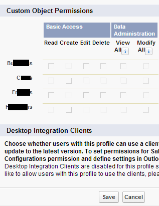 Editing Custom Object Permissions in High Volume Customer Portal Profile