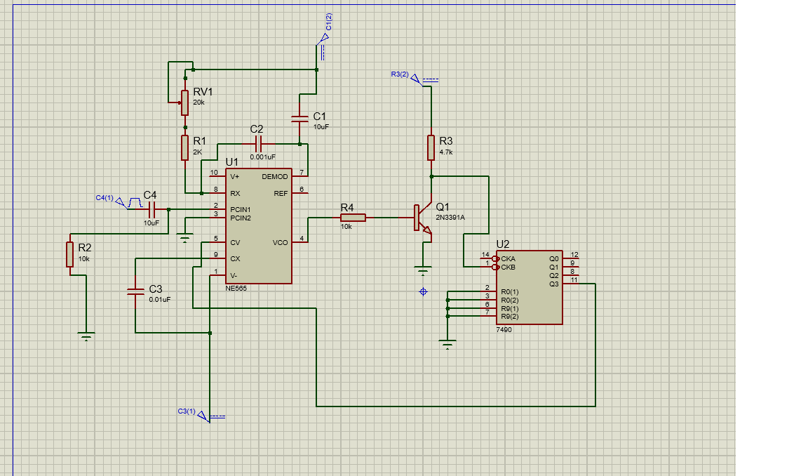  Frequency multiplier circuit using 565