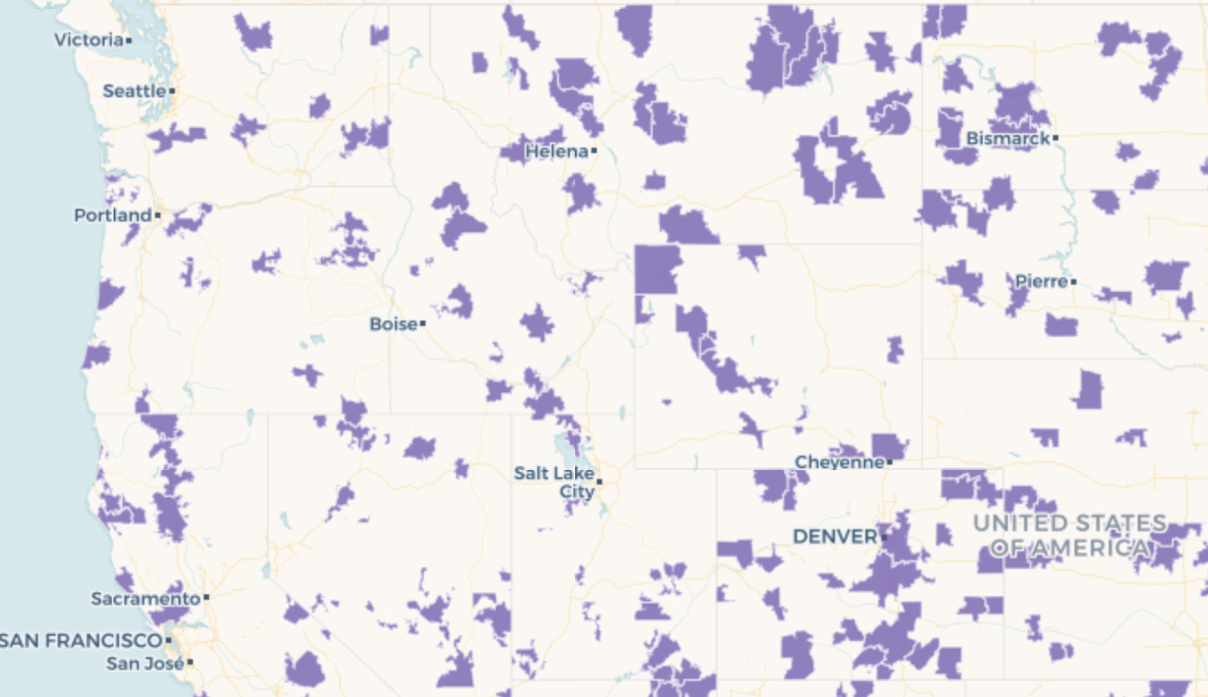 Results of ST_Union showing gaps in data