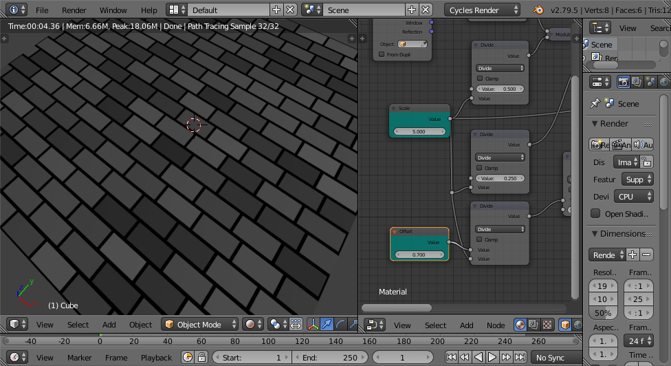 Brick Texture Offset Result