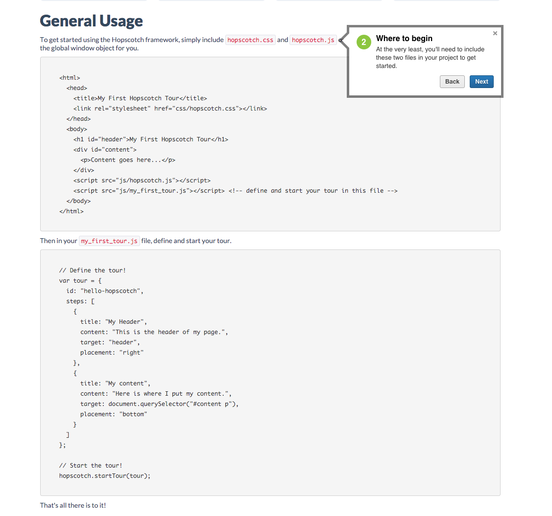 a sample demonstration of an onboarding tools