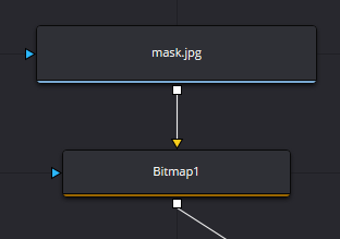 Mask image piped into bitmap node