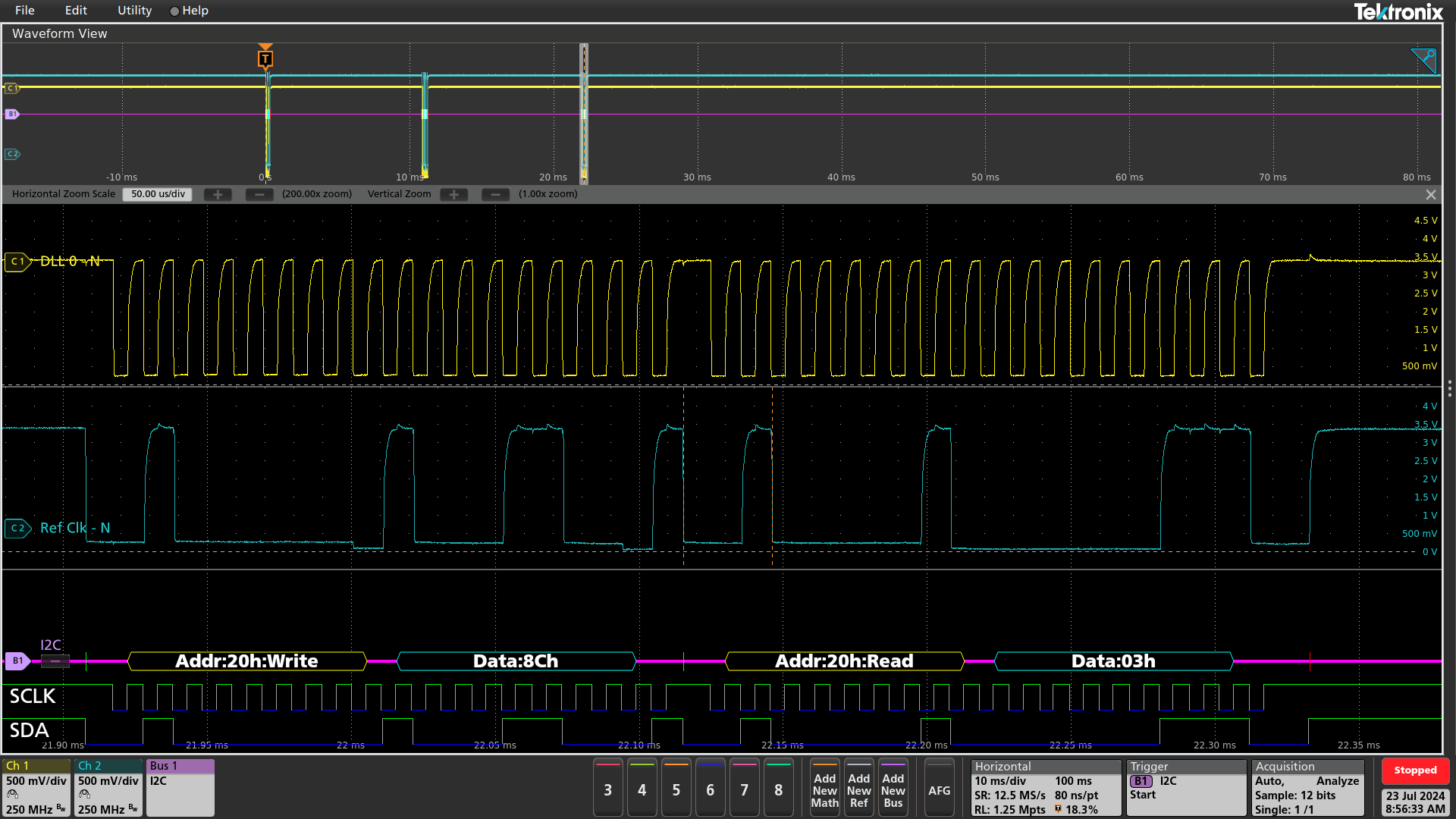 Linux reading voltage low byte