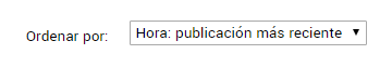 se muestra la misma opción por defecto