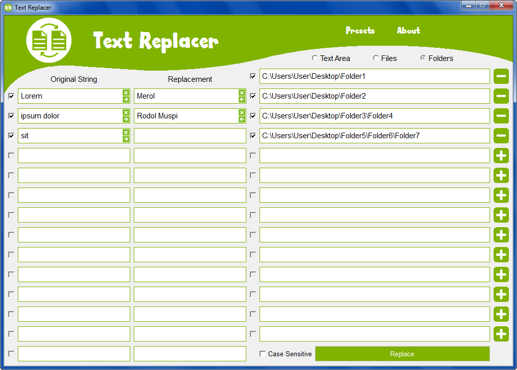 Text Replacer