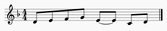 "The lick" in Dm7 with the last E4 subdivided into tied eighths