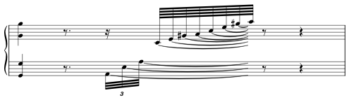 OP notation with open-ended ties